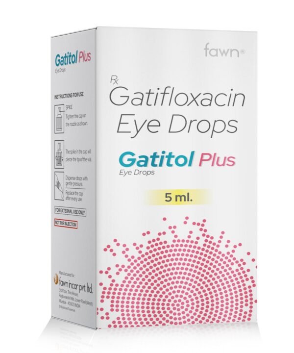 Gatifloxacin Eye Drop - GATITOL PLUS Eye Drop - Fawn Incor