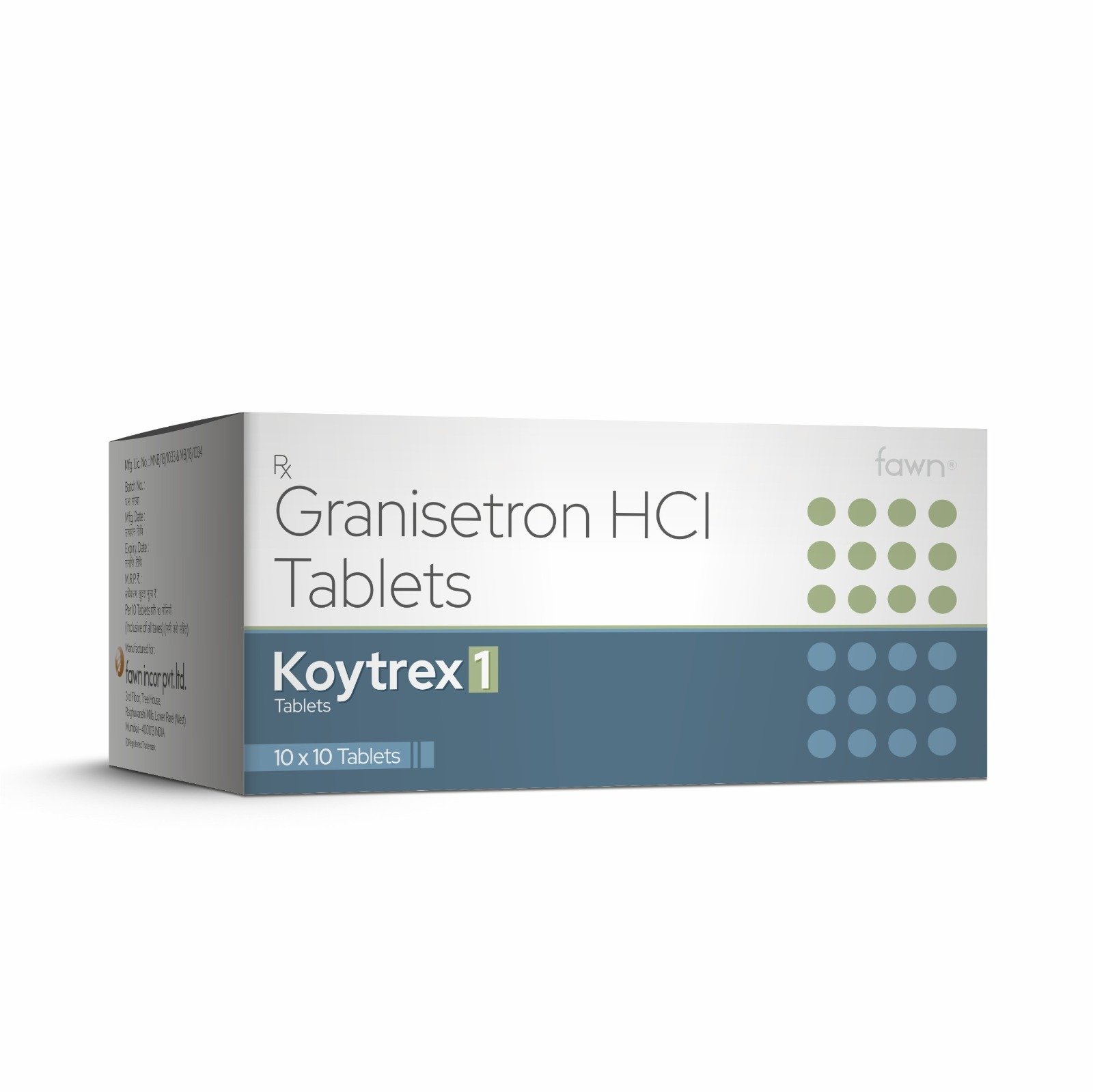 Granisetron Hydrochloride Tablets - KOYTREX Tablets - Fawn Incor