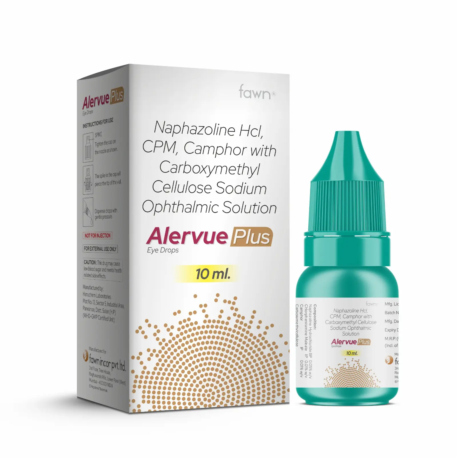 Naphazoline Hydrochloride Chlorpheniramine Maleate Camphor with Carboxymethylcellulose Sodium Ophthalmic Solution