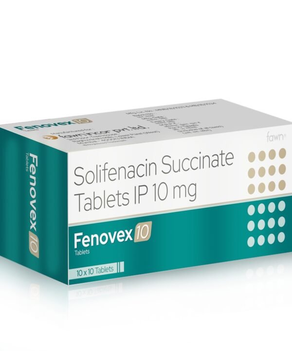 Solifenacin Succinate Tablets IP 10 Mg - FENOVEX 10 - Fawn Incor