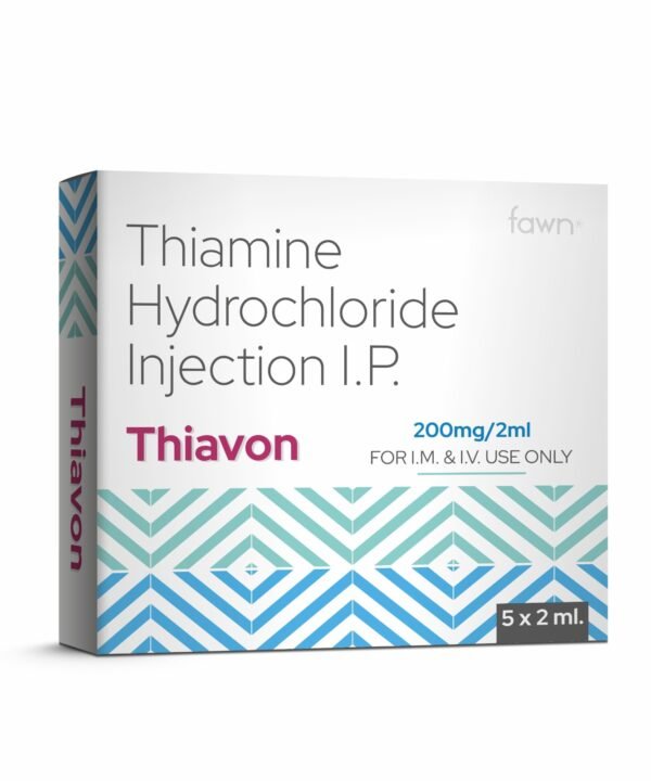 Thiamine Hydrochloride Injection IP - THIAVON Injection - Fawn Incor