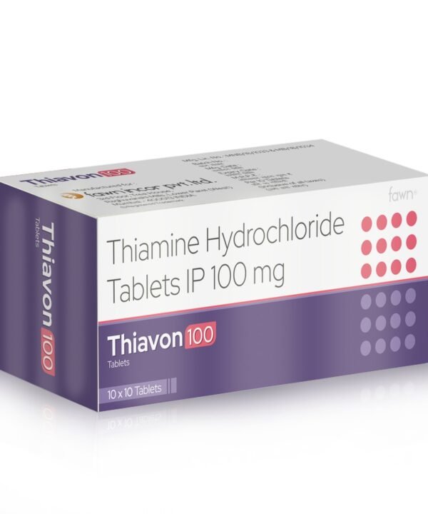 Thiamine Hydrochloride Tablets IP 100 Mg - THAIVON 100 Tablets - Fawn Incor