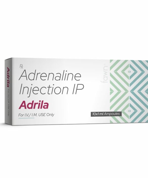 Adrenaline Injection IP - ADRILA Injection - Fawn Incor