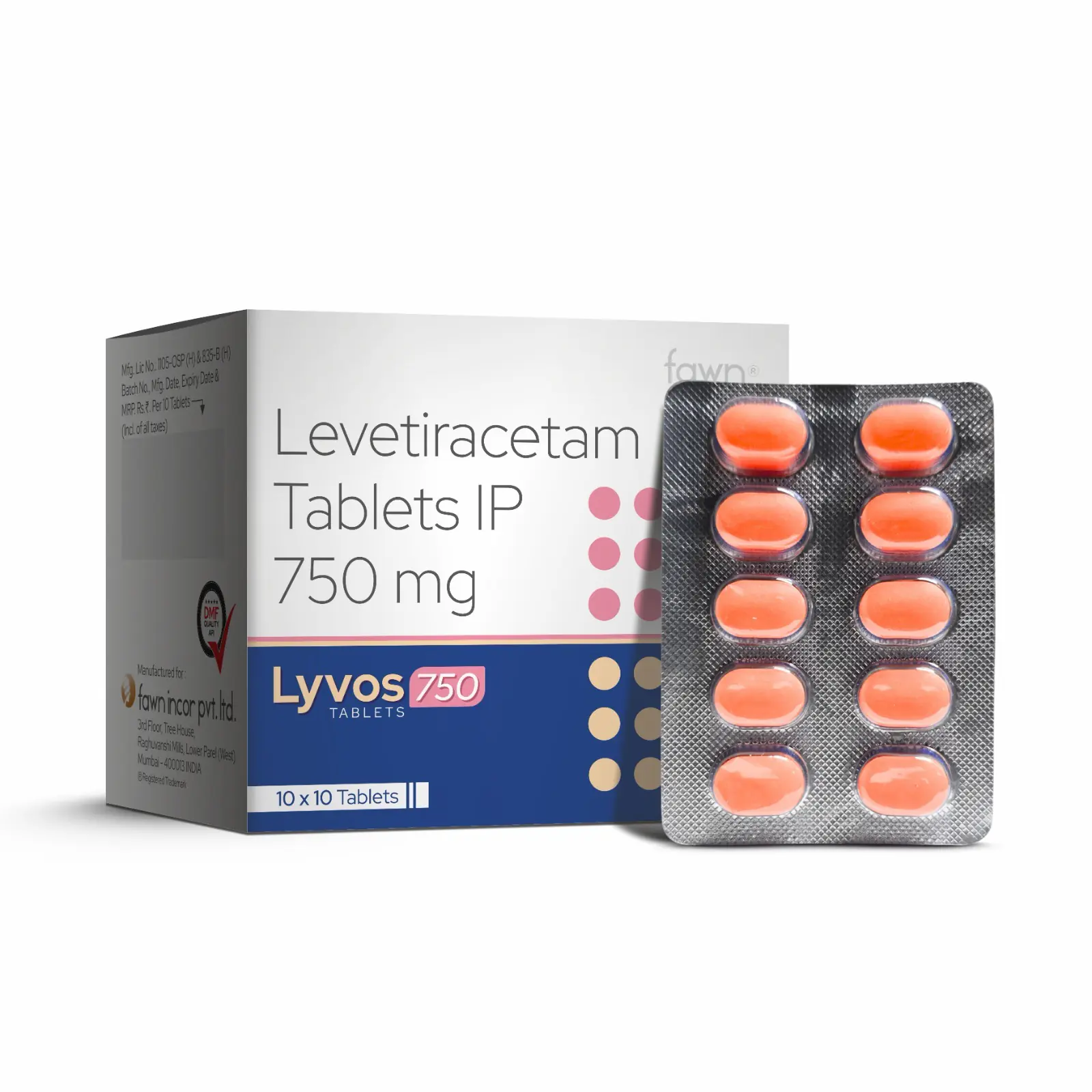 Levetiracetam Tablets IP 500 Mg