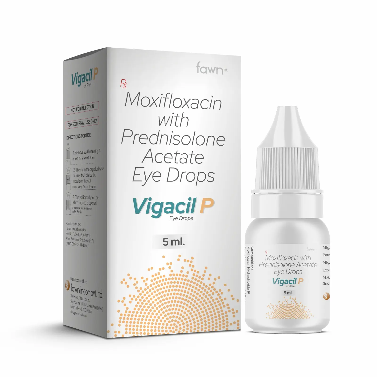 Moxifloxacin with Prednisolone Acetate Eye Drops