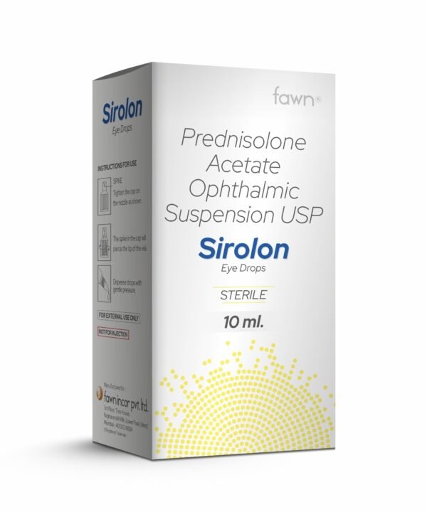 Prednisolone Acetate Ophthalmic Suspension USP - SIROLON Eye Drop - Fawn Incor