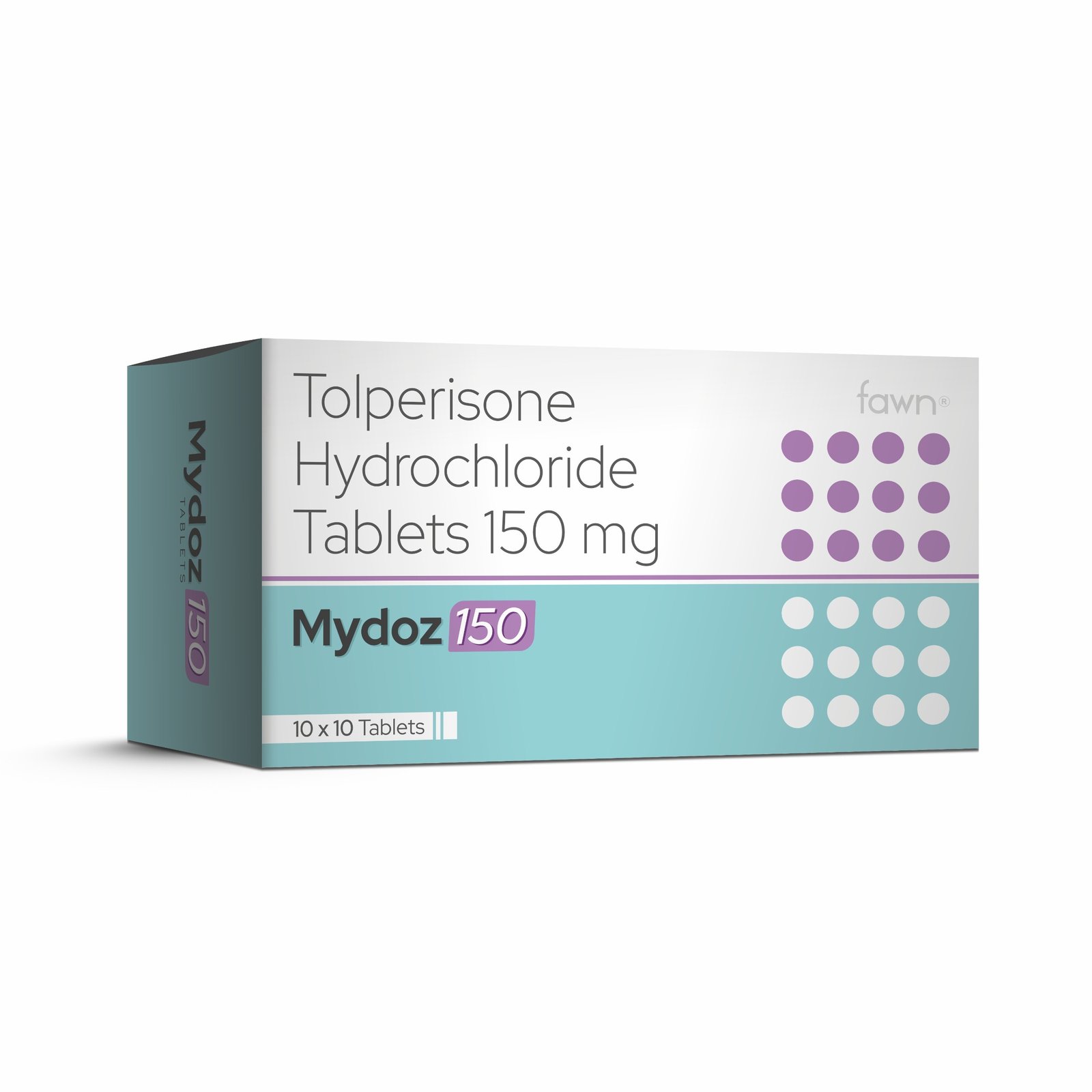 Tolperisone Hydrochloride Tablets 150 Mg - MYDOZ 150 Tablet - Fawn Incor