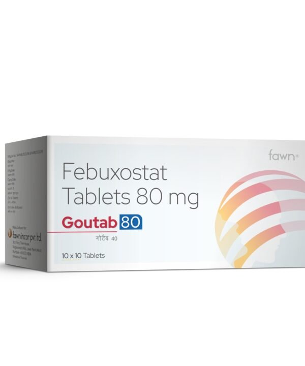 GOUTAB 80 Tablets - Fawn Incor