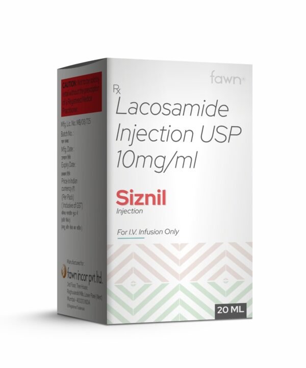 Lacosamide Injection USP 10 Mg - SIZNIL Injection - Fawn Incor