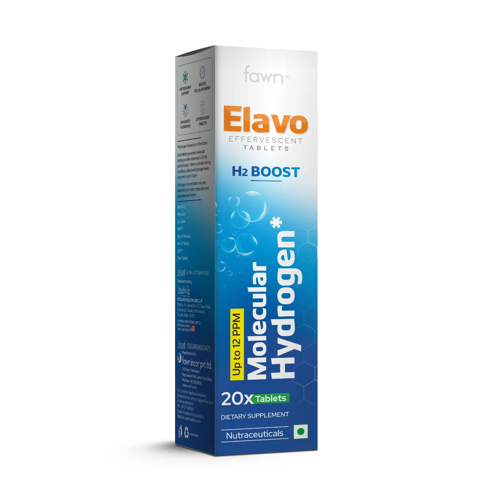 ELAVO Effervescent Tablet - Fawn Incor