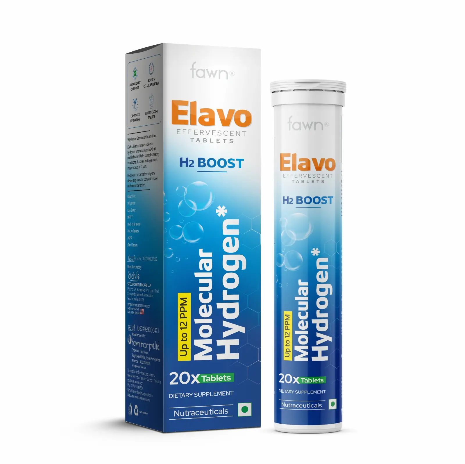 Molecular Hydrogen Effervescent Tablets