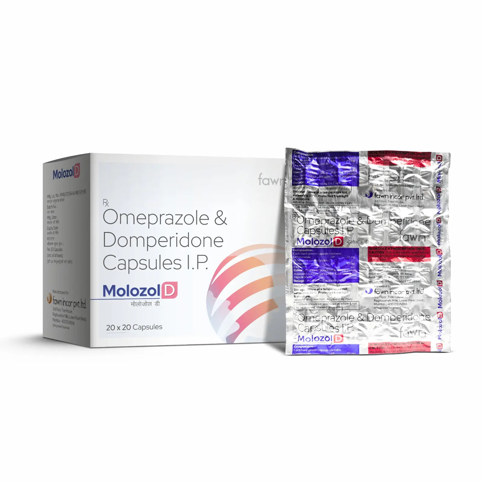Omeprazole & Domperidone Capsules IP
