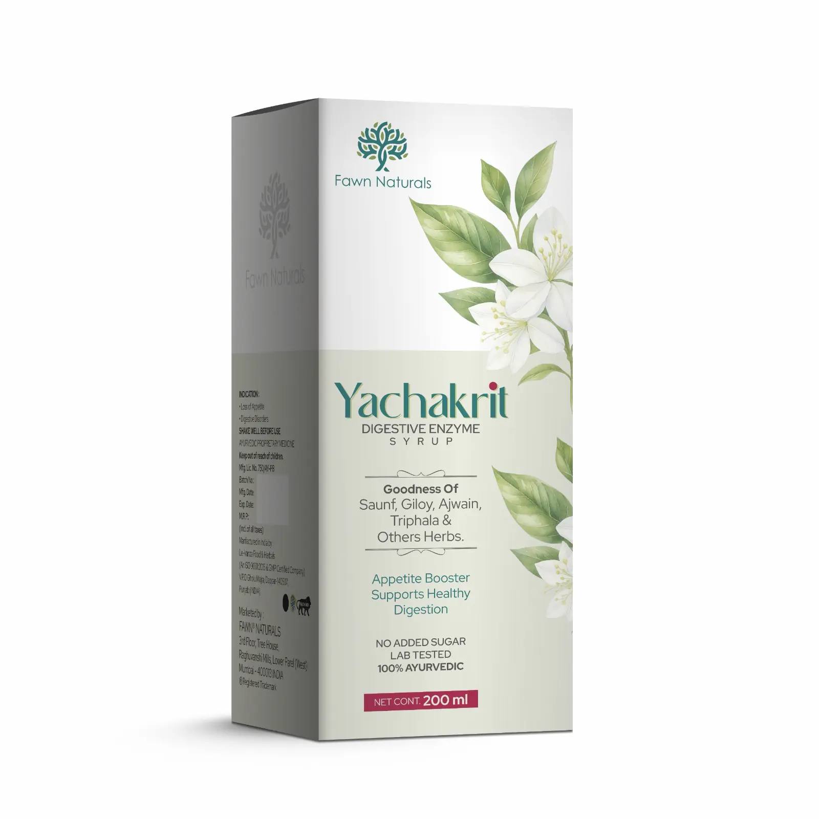 YACHAKRIT Digestive Enzyme Syrup - Fawn Incor