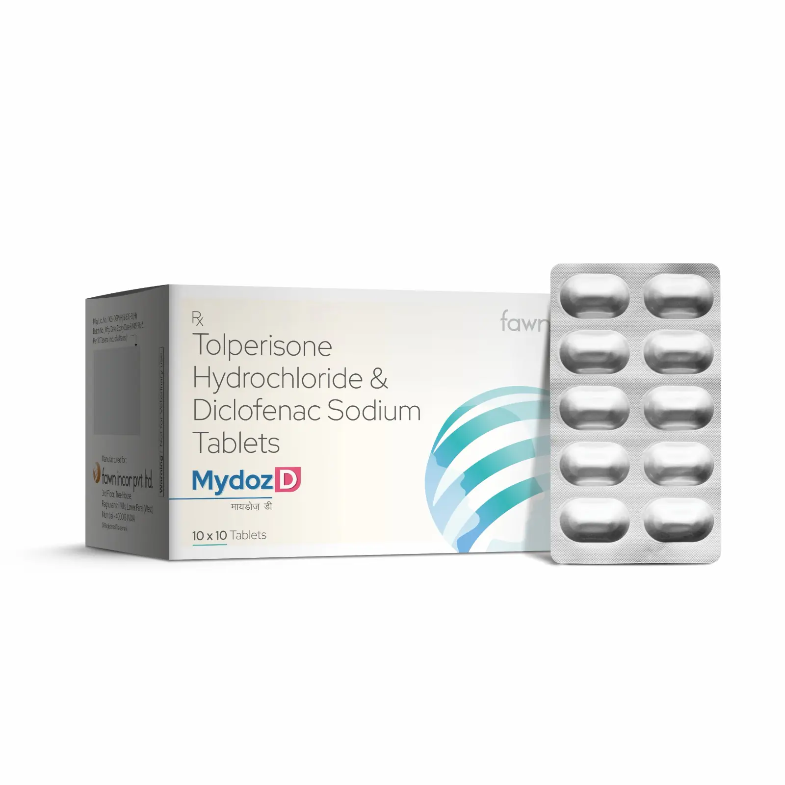 Tolperisone Hydrochloride & Diclofenac Sodium Tablets