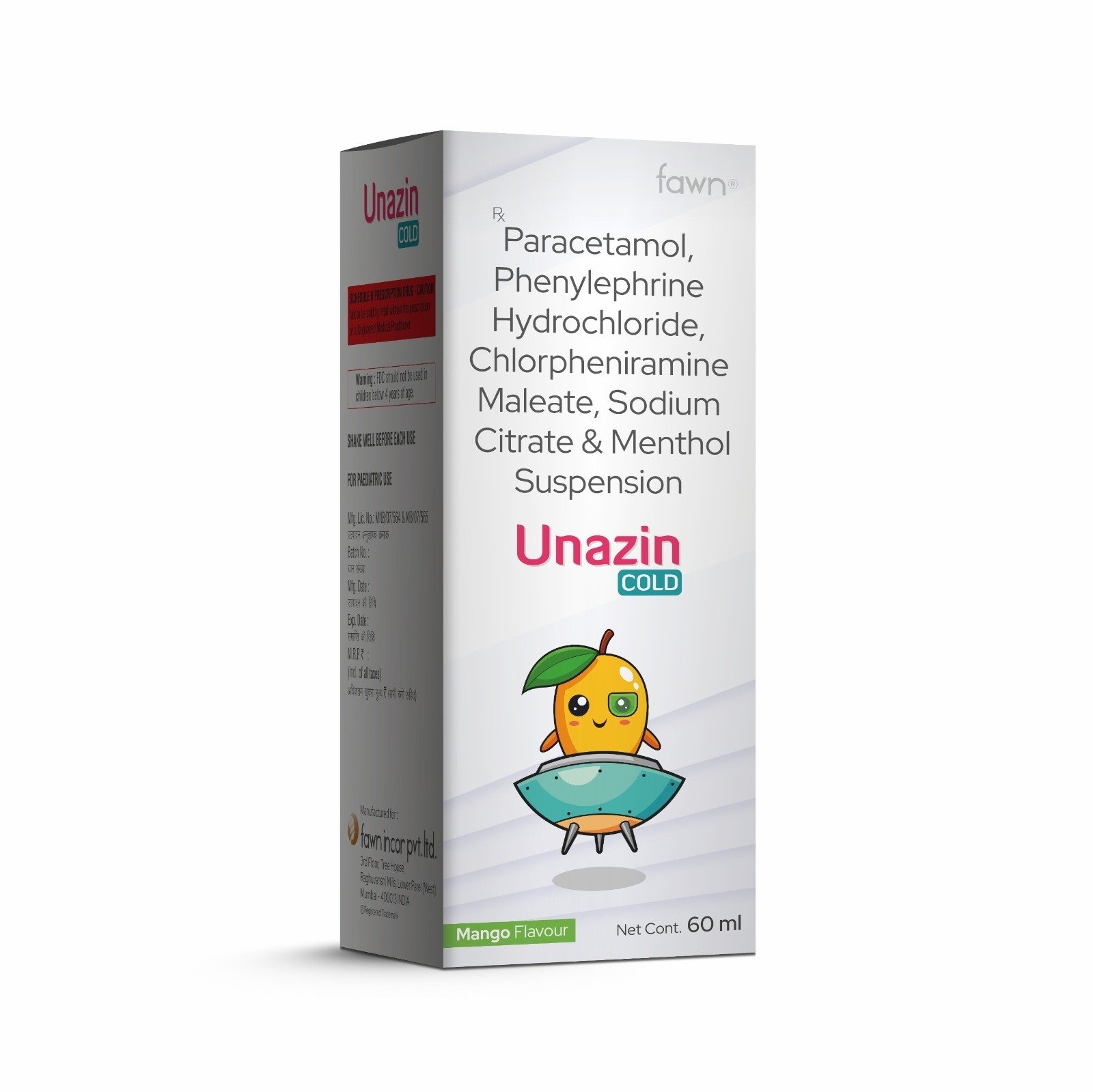 UNAZIN COLD ( Mango Flavour) - Fawn Incor