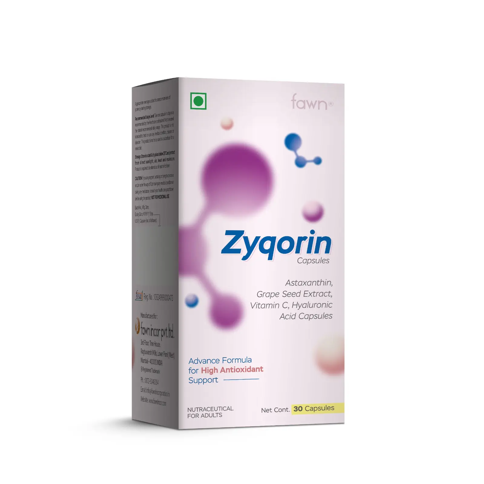 ZYQORIN Capsules - Fawn Incor
